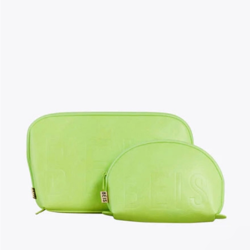 BEIS Citron Cosmetic Pouches NWT